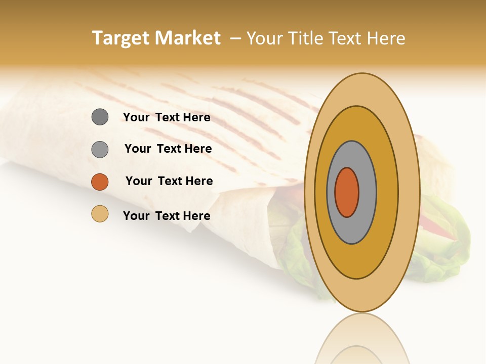 Burrito Tortilla Chopped PowerPoint Template