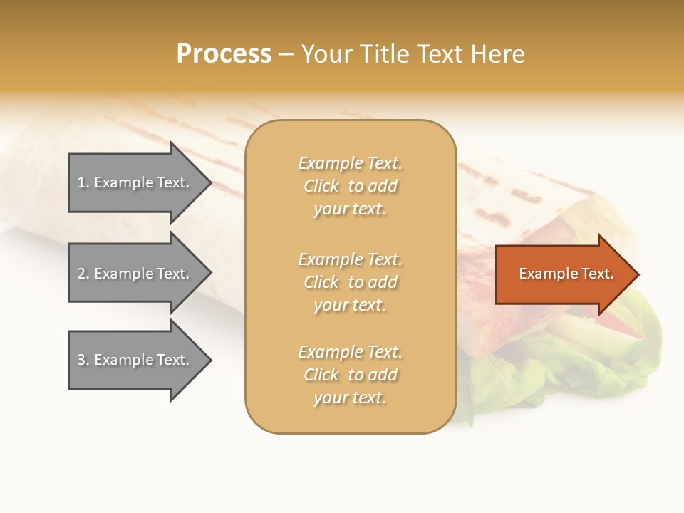 Burrito Tortilla Chopped PowerPoint Template