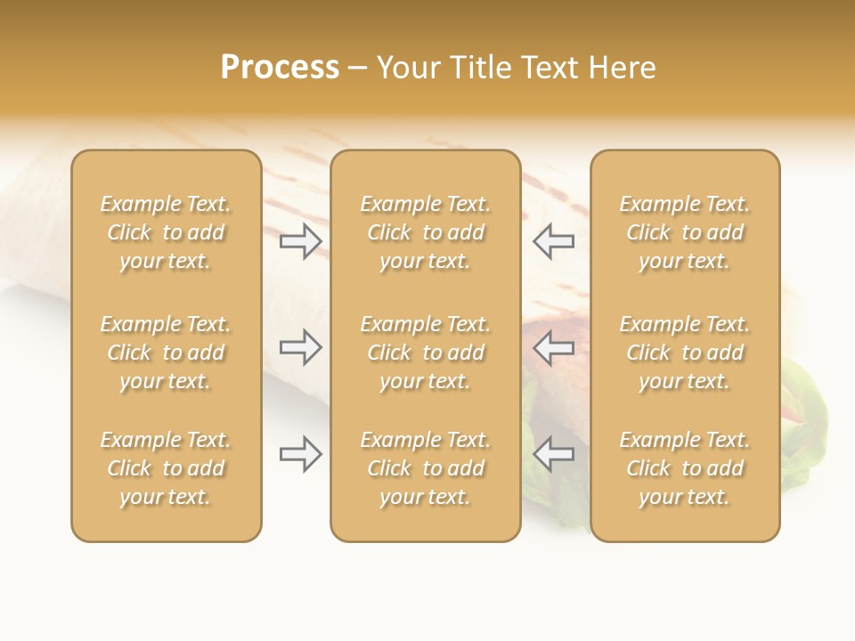 Burrito Tortilla Chopped PowerPoint Template