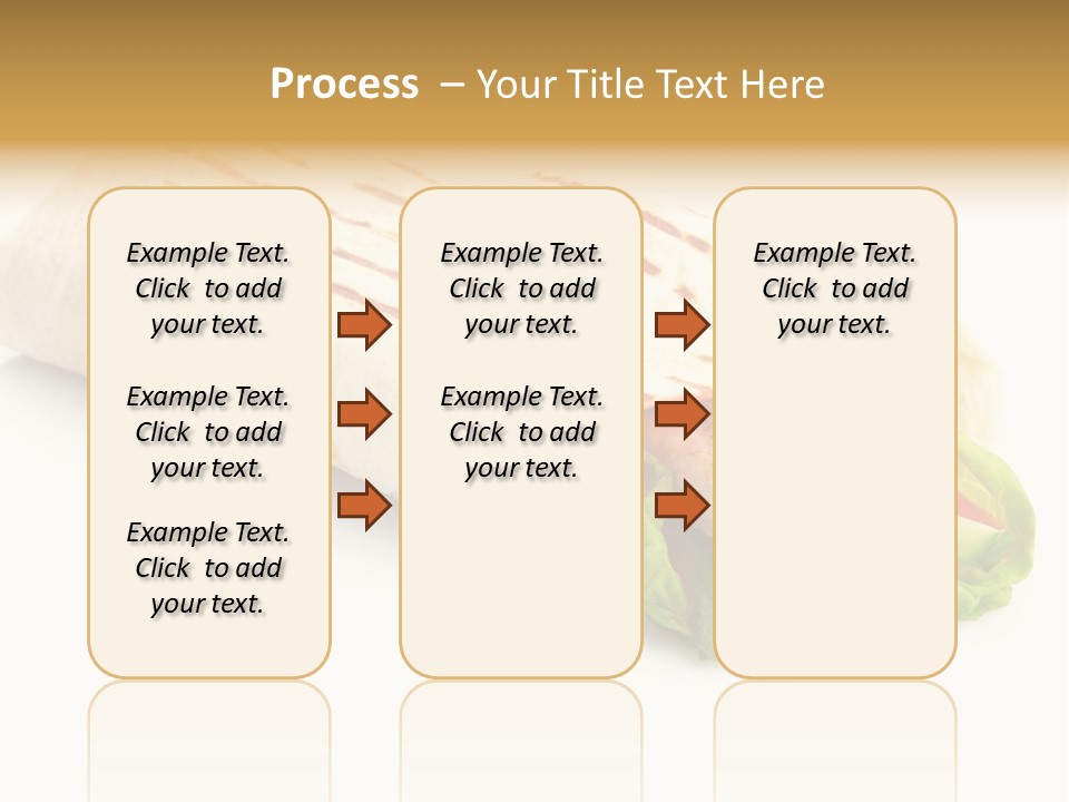 Burrito Tortilla Chopped PowerPoint Template