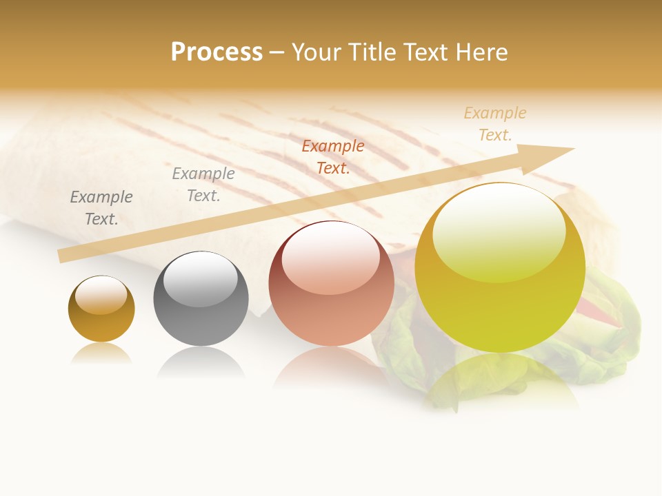 Burrito Tortilla Chopped PowerPoint Template