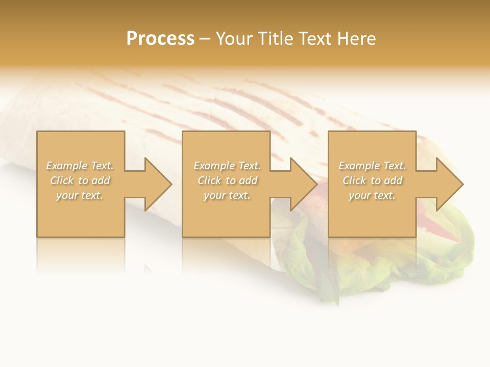Burrito Tortilla Chopped PowerPoint Template