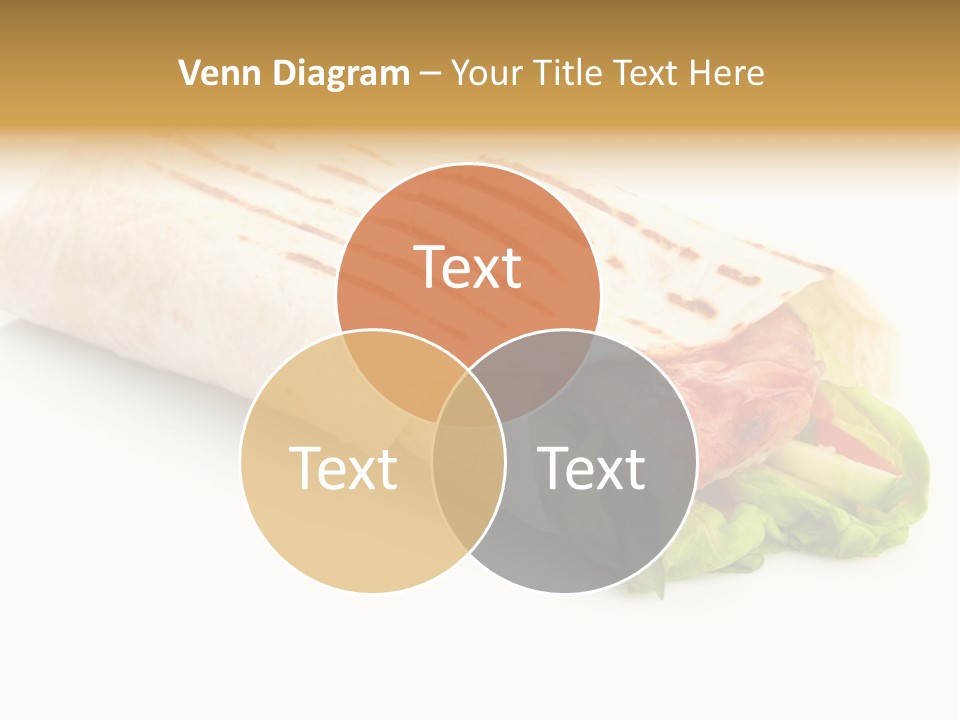 Burrito Tortilla Chopped PowerPoint Template