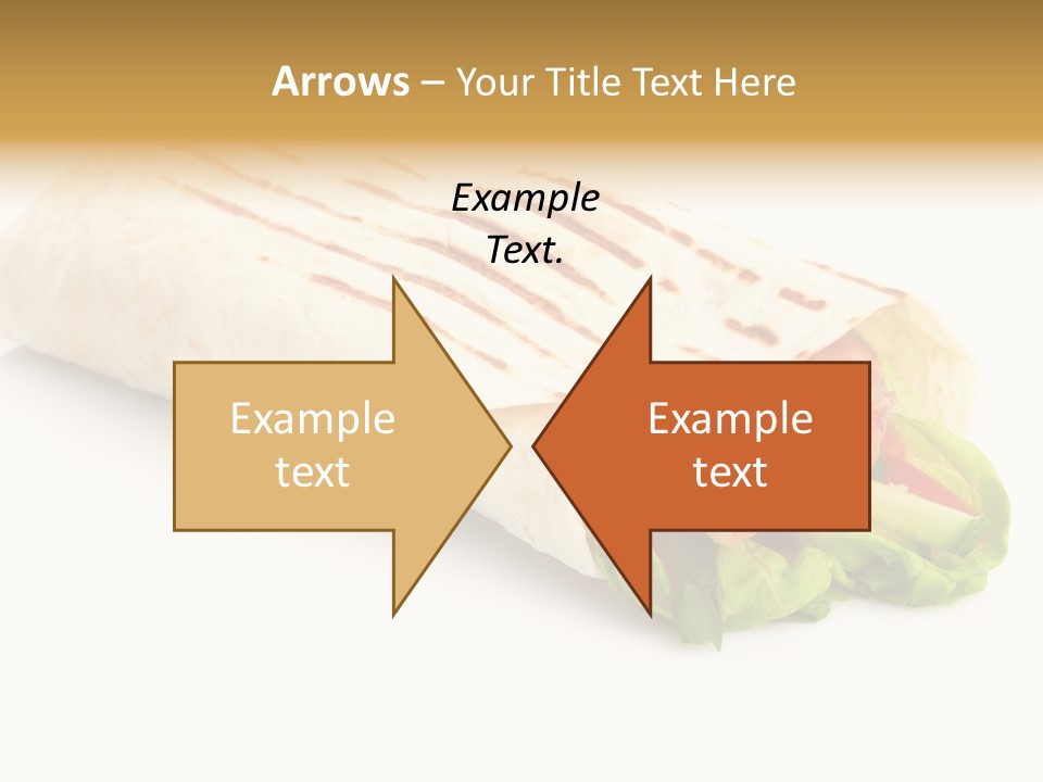 Burrito Tortilla Chopped PowerPoint Template