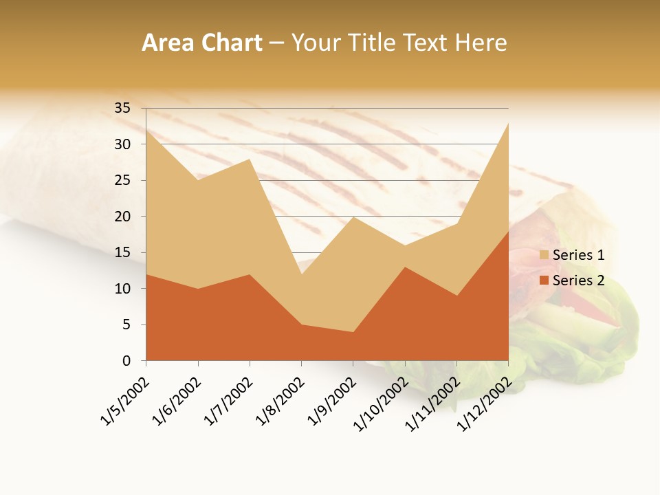 Burrito Tortilla Chopped PowerPoint Template