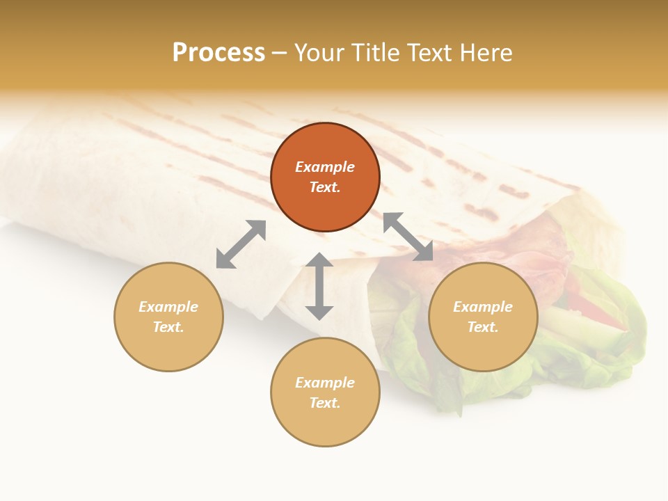 Burrito Tortilla Chopped PowerPoint Template
