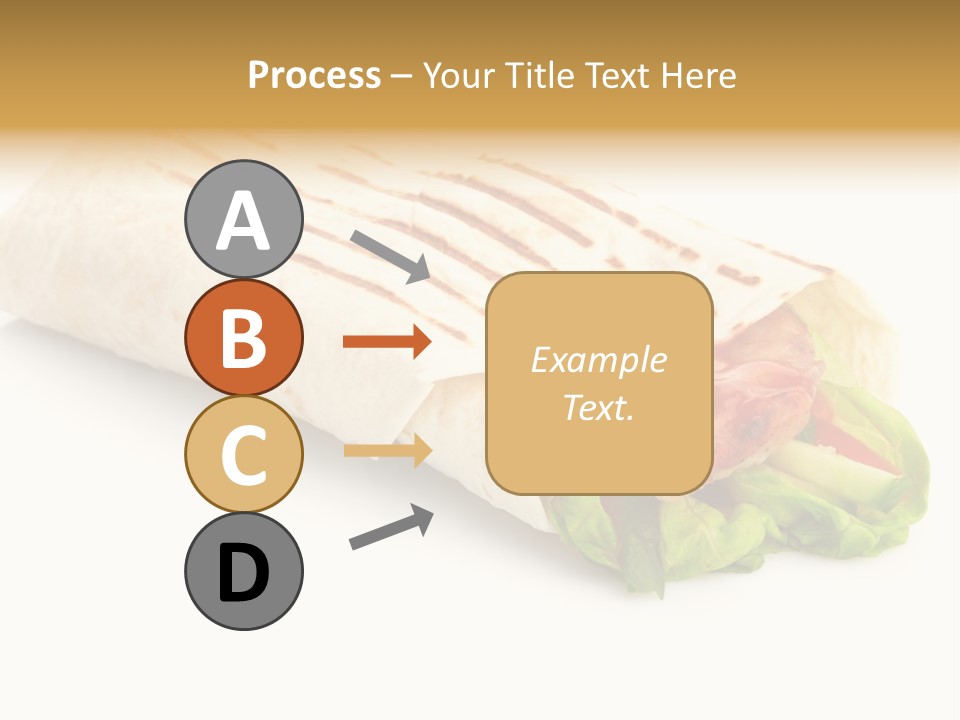 Burrito Tortilla Chopped PowerPoint Template
