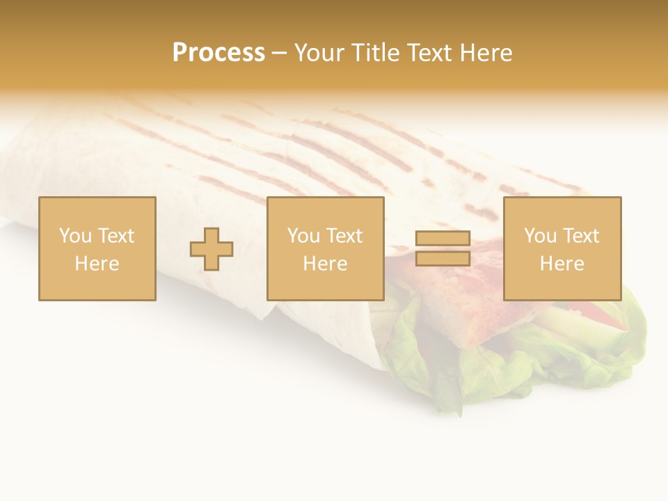 Burrito Tortilla Chopped PowerPoint Template