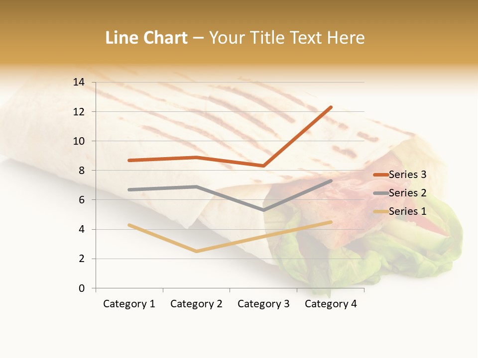 Burrito Tortilla Chopped PowerPoint Template