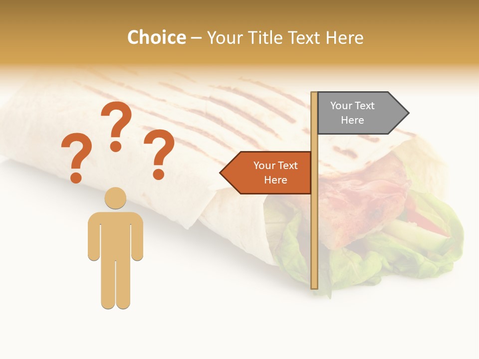 Burrito Tortilla Chopped PowerPoint Template