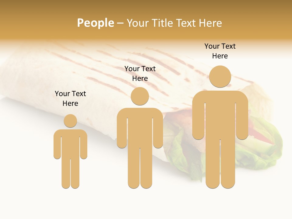 Burrito Tortilla Chopped PowerPoint Template