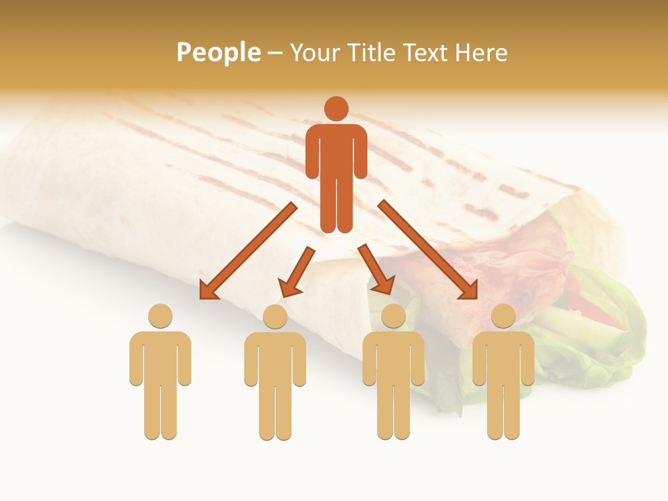 Burrito Tortilla Chopped PowerPoint Template