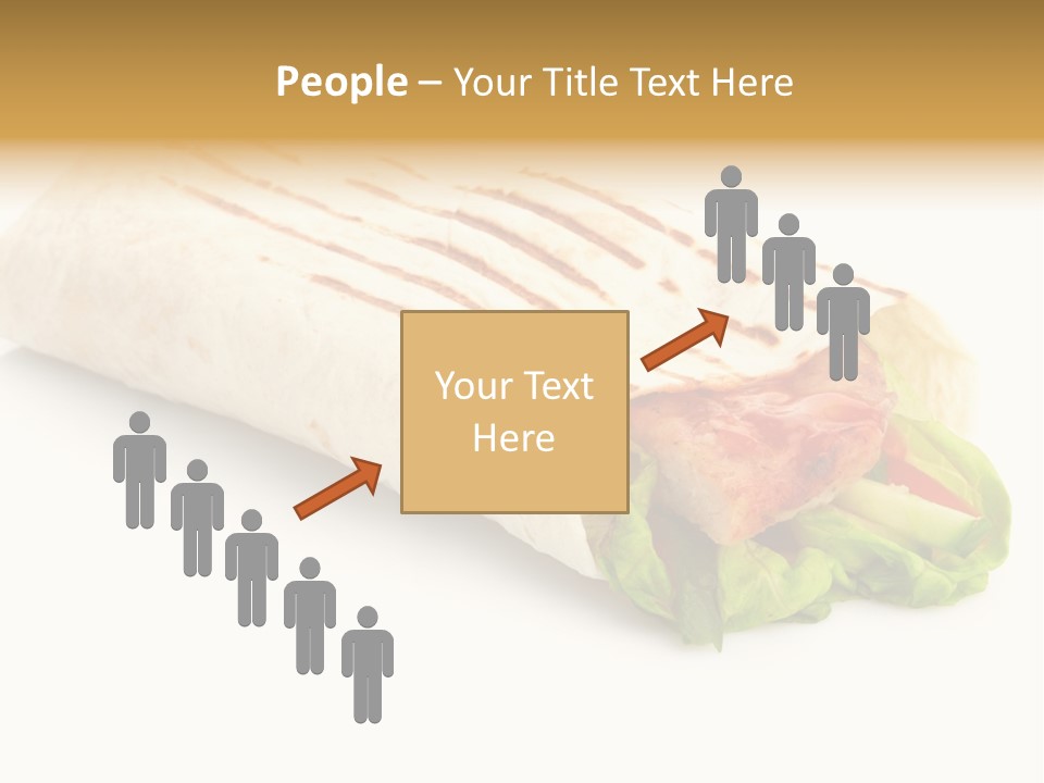Burrito Tortilla Chopped PowerPoint Template