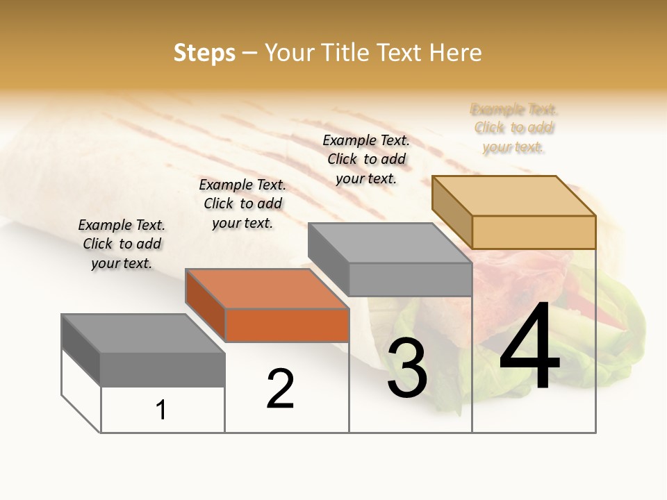 Burrito Tortilla Chopped PowerPoint Template