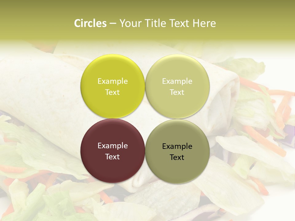Spicy Picnic Salad PowerPoint Template