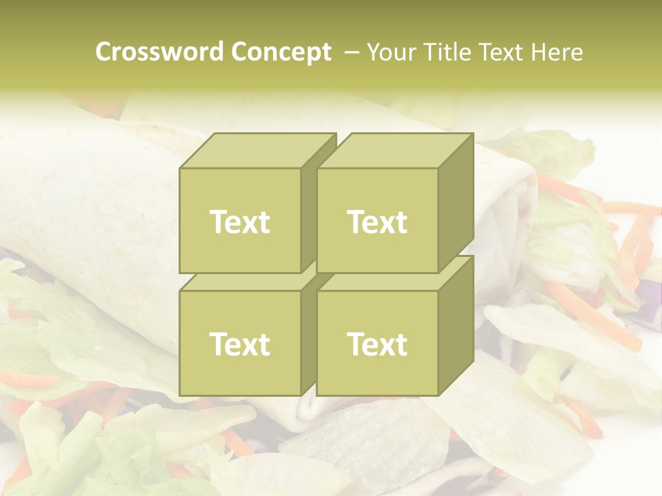 Spicy Picnic Salad PowerPoint Template