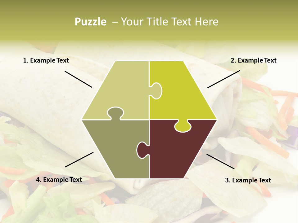 Spicy Picnic Salad PowerPoint Template