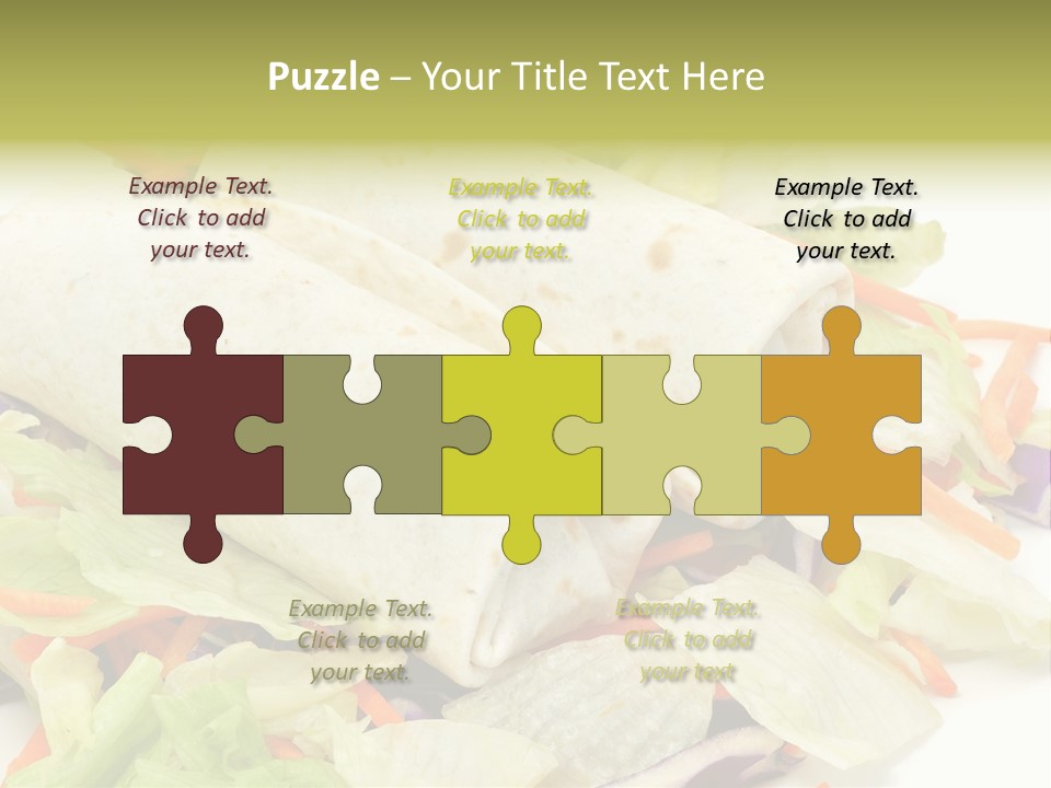 Spicy Picnic Salad PowerPoint Template