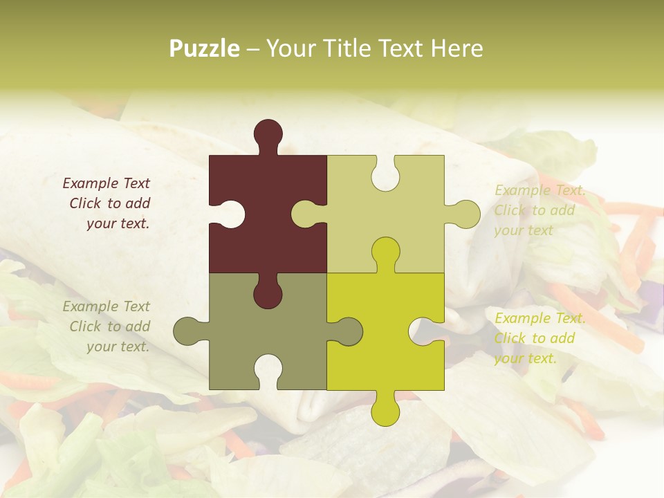 Spicy Picnic Salad PowerPoint Template