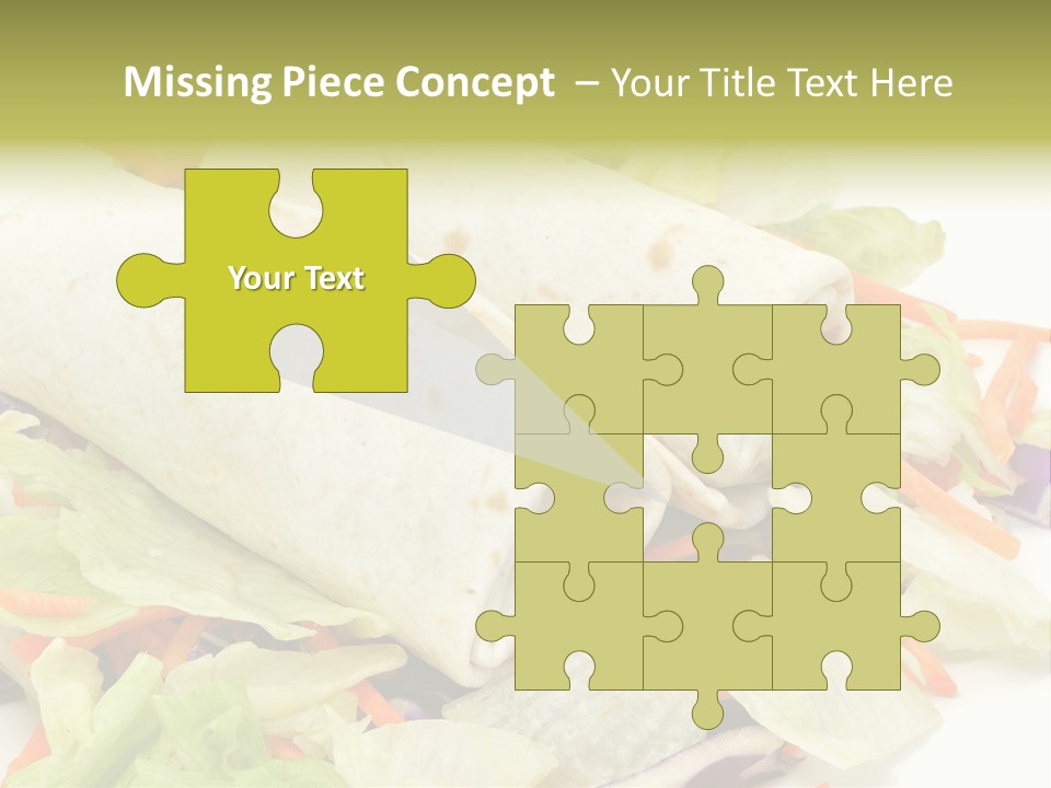 Spicy Picnic Salad PowerPoint Template