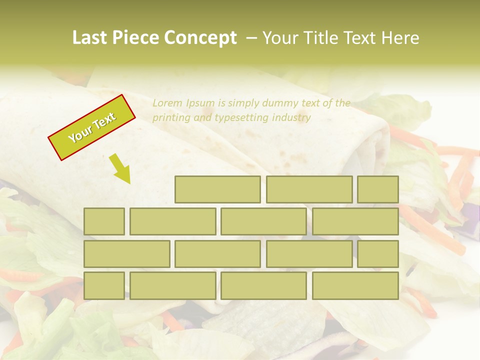 Spicy Picnic Salad PowerPoint Template