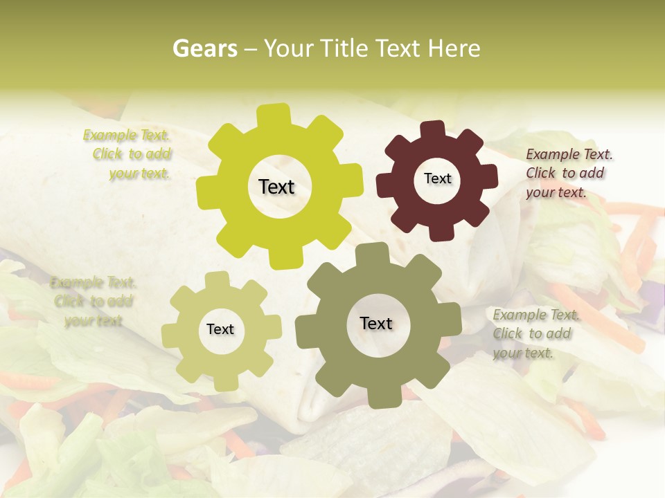 Spicy Picnic Salad PowerPoint Template