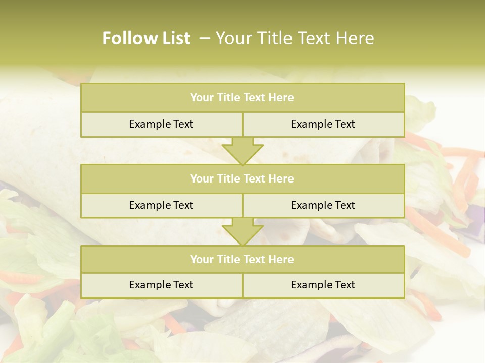 Spicy Picnic Salad PowerPoint Template