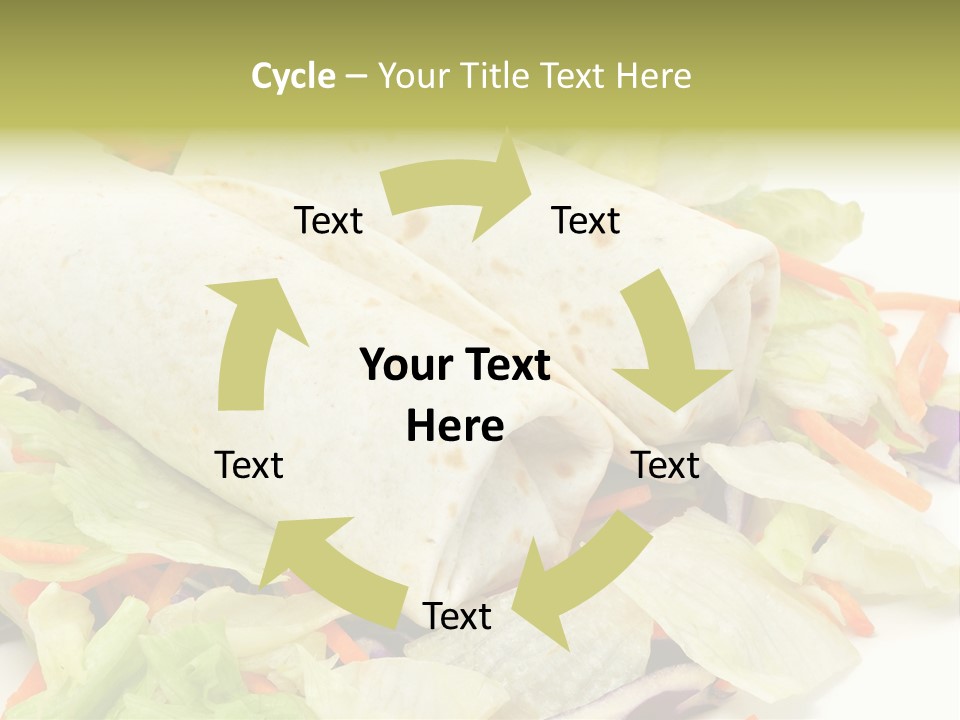 Spicy Picnic Salad PowerPoint Template