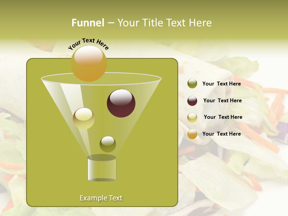 Spicy Picnic Salad PowerPoint Template