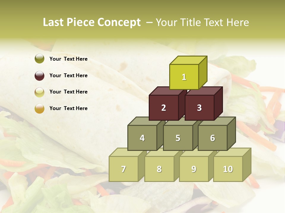 Spicy Picnic Salad PowerPoint Template