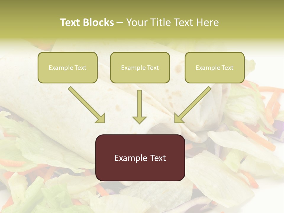 Spicy Picnic Salad PowerPoint Template