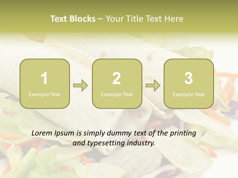 Spicy Picnic Salad PowerPoint Template