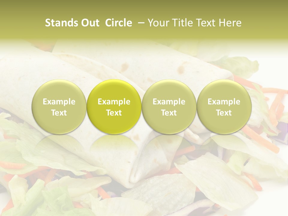 Spicy Picnic Salad PowerPoint Template
