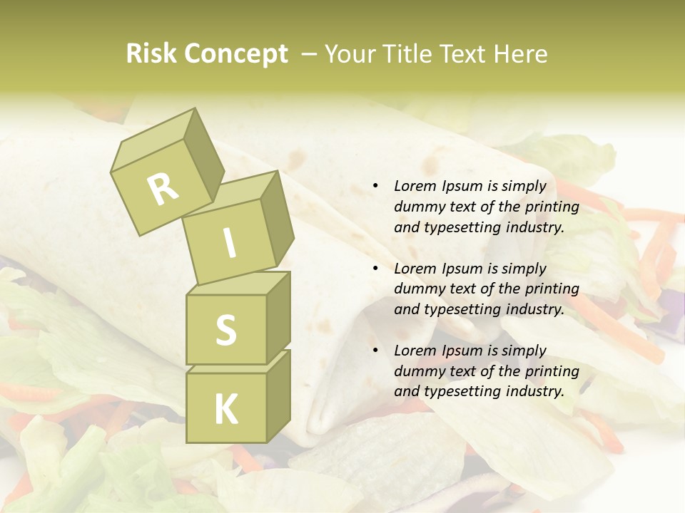 Spicy Picnic Salad PowerPoint Template