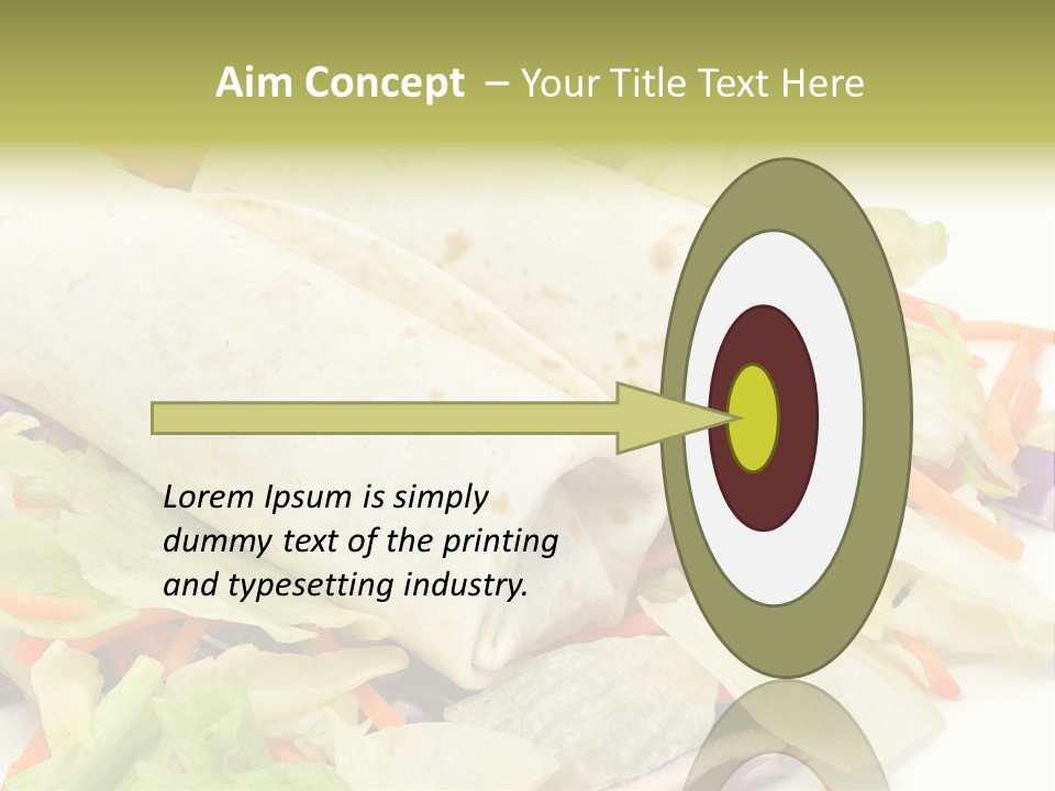 Spicy Picnic Salad PowerPoint Template