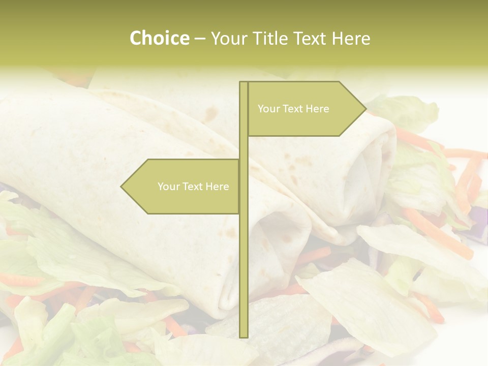 Spicy Picnic Salad PowerPoint Template