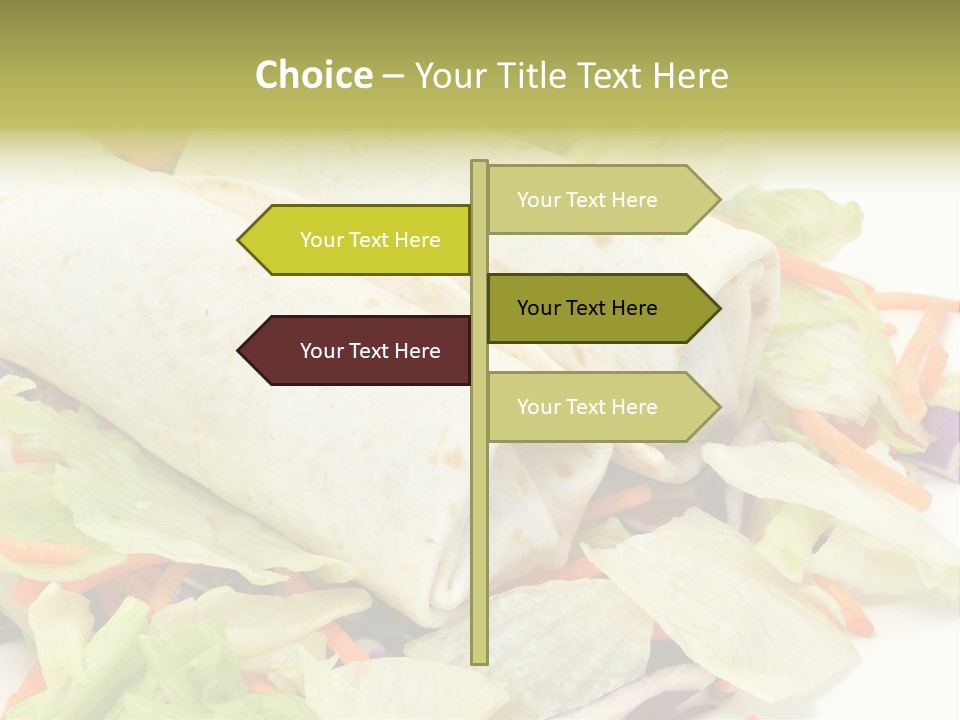 Spicy Picnic Salad PowerPoint Template