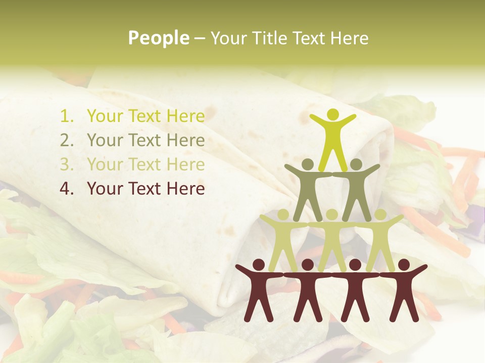Spicy Picnic Salad PowerPoint Template