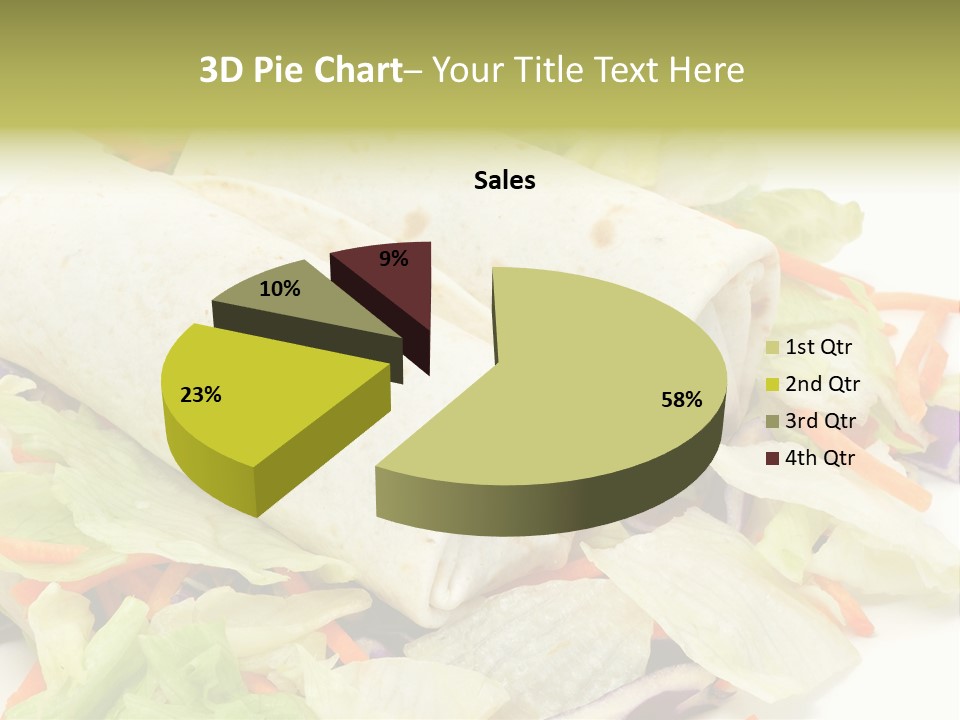 Spicy Picnic Salad PowerPoint Template