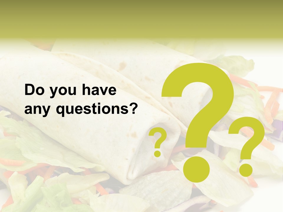 Spicy Picnic Salad PowerPoint Template