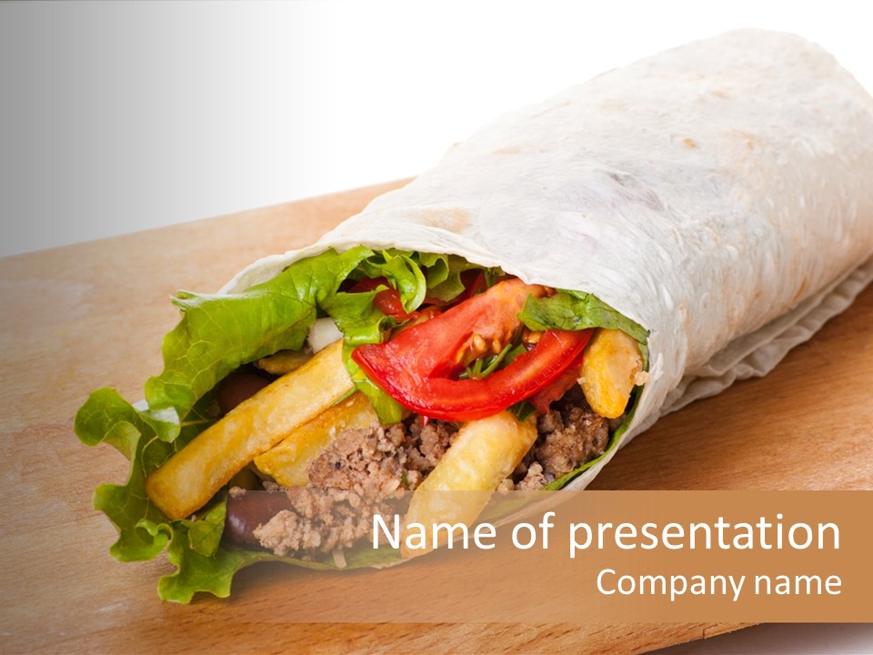 Spicy Lunch Pepper PowerPoint Template