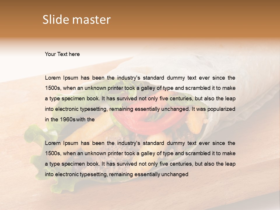 Spicy Lunch Pepper PowerPoint Template