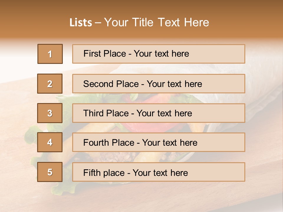 Spicy Lunch Pepper PowerPoint Template