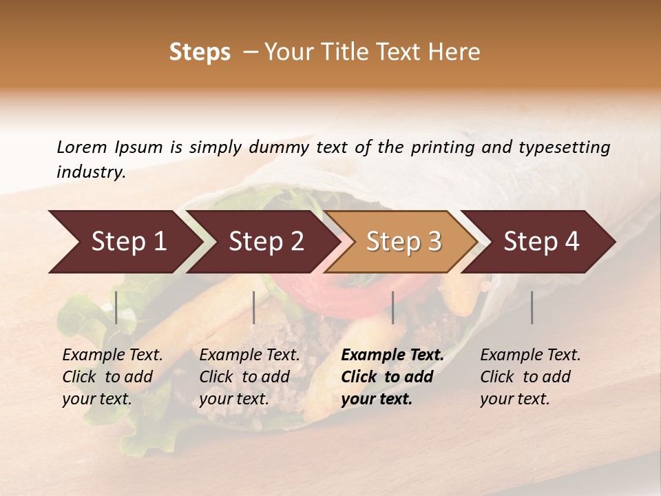 Spicy Lunch Pepper PowerPoint Template