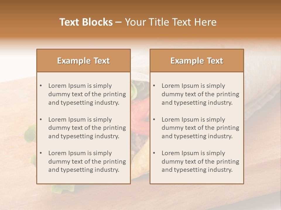 Spicy Lunch Pepper PowerPoint Template