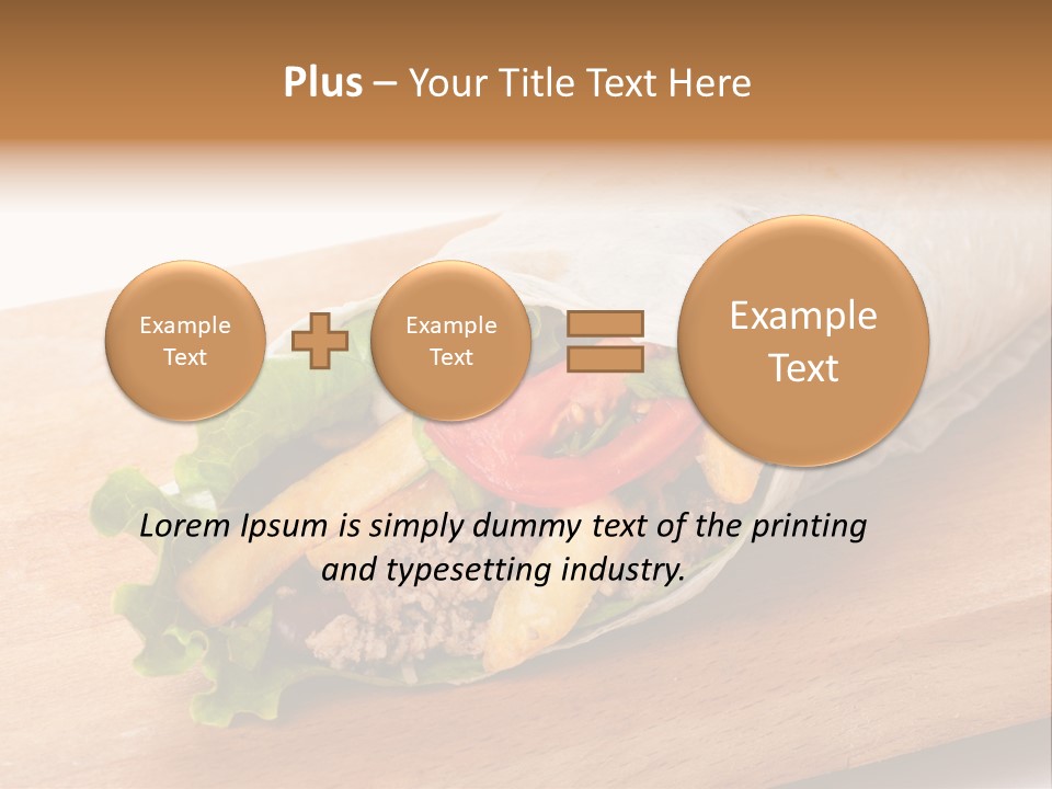 Spicy Lunch Pepper PowerPoint Template