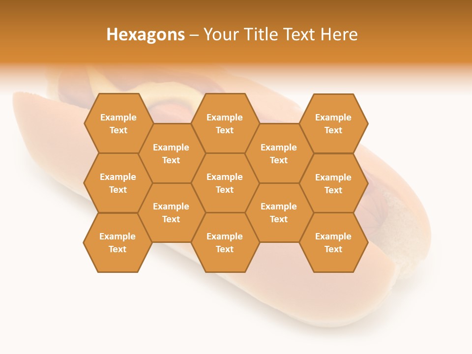 Ketchupamerican Barbecuebeef Bread Bun Calorie Delicious Frankfurter Eat PowerPoint Template