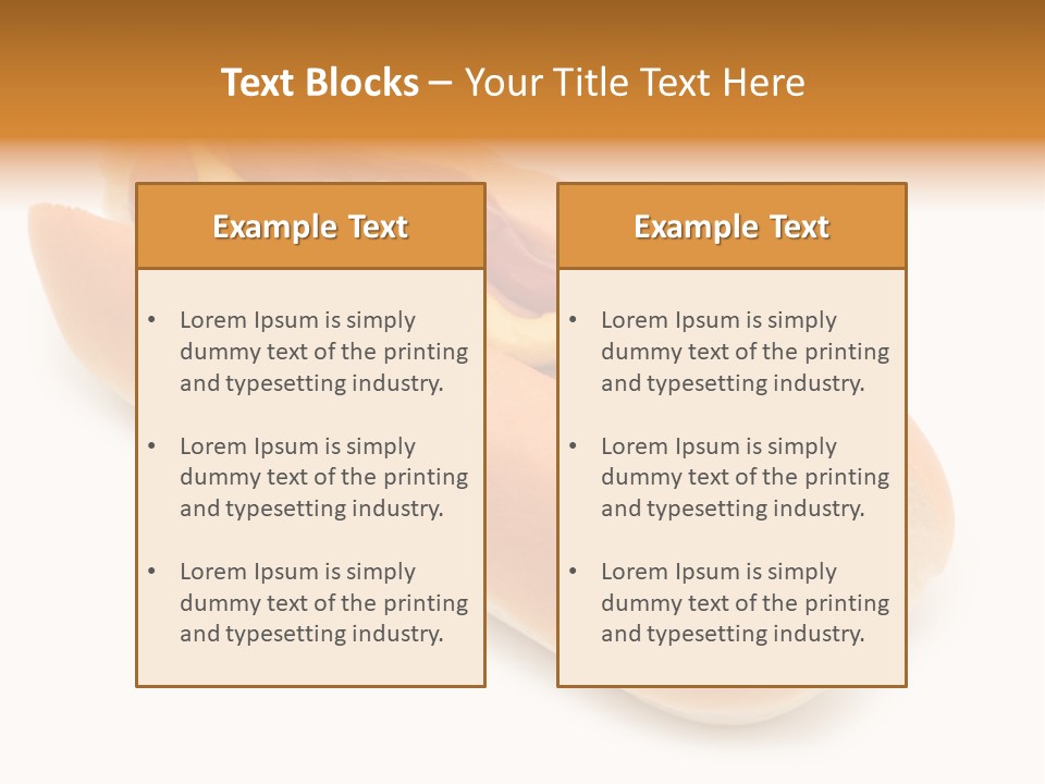 Ketchupamerican Barbecuebeef Bread Bun Calorie Delicious Frankfurter Eat PowerPoint Template