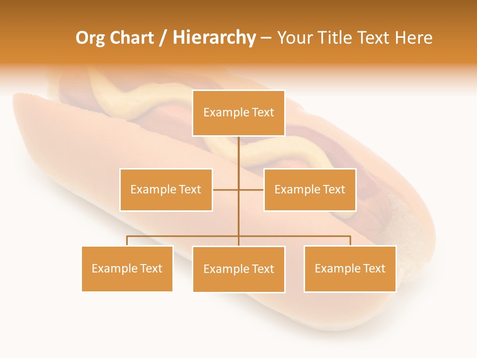 Ketchupamerican Barbecuebeef Bread Bun Calorie Delicious Frankfurter Eat PowerPoint Template