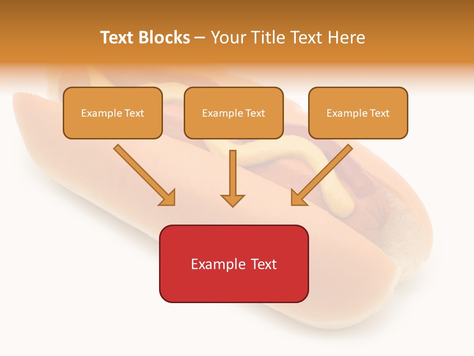 Ketchupamerican Barbecuebeef Bread Bun Calorie Delicious Frankfurter Eat PowerPoint Template